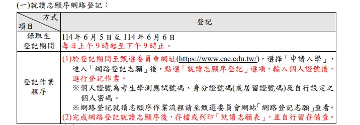 申請入學招生簡章